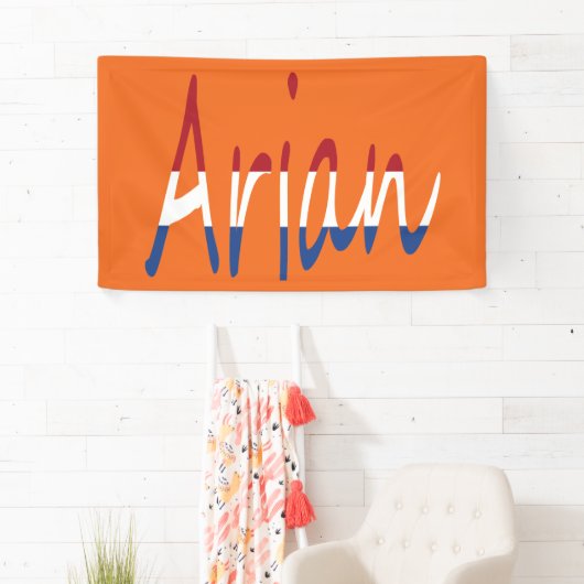 NLDフラグまたはbnrcntに上書きされた任意の名前 横断幕 (インサイチュ)