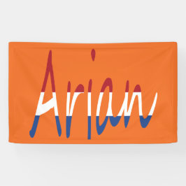 NLDフラグまたはbnrcntに上書きされた任意の名前 横断幕