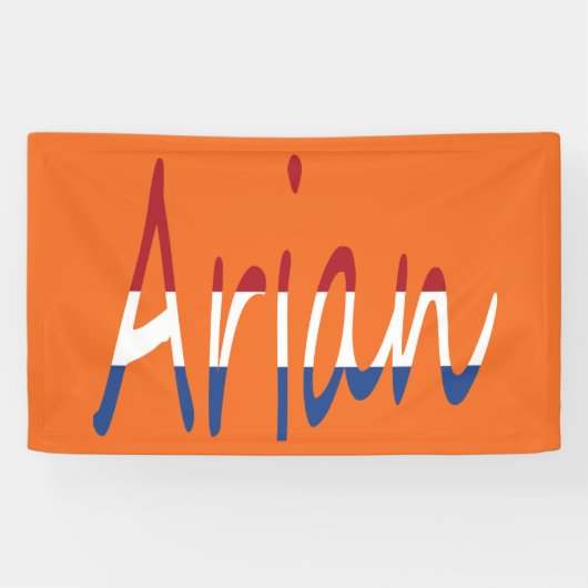 NLDフラグまたはbnrcntに上書きされた任意の名前 横断幕 (横)