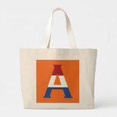 NLDフラグまたはjtcntにオーバーレイされたモノグラム ラージトートバッグ (裏面)