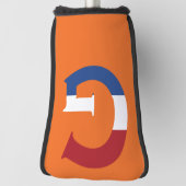 NLDフラグまたはpccnにオーバーレイされたGモノグラム ゴルフヘッドカバー (回転90)