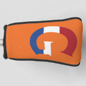 NLDフラグまたはpccnにオーバーレイされたGモノグラム ゴルフヘッドカバー (正面)