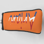 NLDフラグまたはpccntに上書きされた名前 ゴルフヘッドカバー (正面)