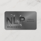 🤖NLPエンジニアチャットボット開発者の会話AI 名刺 (正面)