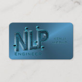 🤖NLPエンジニアチャットボット開発者の会話AI 名刺 (正面)