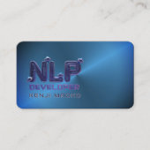 🤖NLPエンジニアチャットボット開発者AI QRコードカード 名刺 (正面)