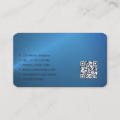 🤖NLPエンジニアチャットボット開発者AI QRコードカード 名刺 (裏面)