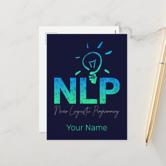 NLP神経言語プログラミングコーチとトレーナー シーズンポストカード (正面/裏面インサイチュ)