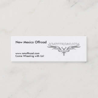 NMのオフロードハンドアウトカード スキニー名刺