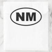 NMニューメキシコ 楕円形シール (バッグ)