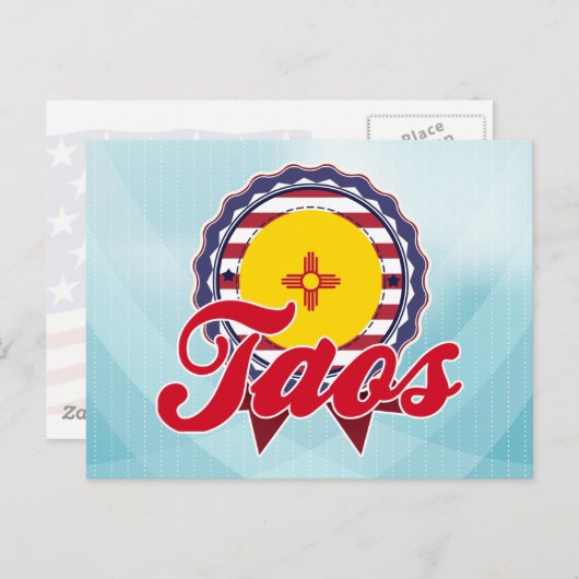 NM，タオス ポストカード (正面/裏面)