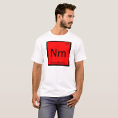 Nm - ニューメキシコ州立化学周期表 tシャツ (正面フル)