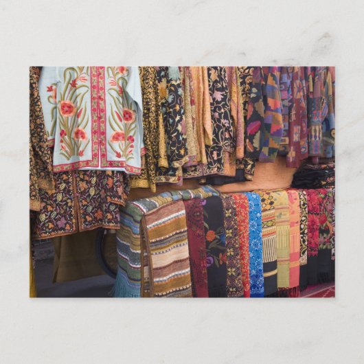 NM, ニューメキシコ州, サンタフェ, ナバホ族の衣服, ポストカード (正面)