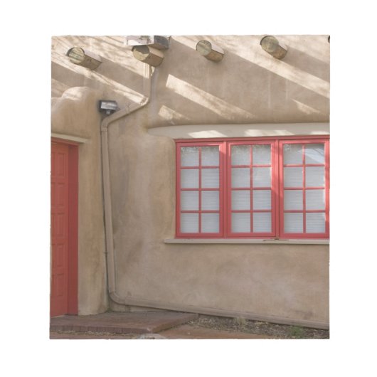 NM、ニューメキシコ、サンタフェ、キャニオンロード、伝説的 ノートパッド (正面)