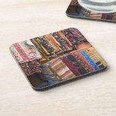 NM，ニューメキシコ，サンタフェ，ナバホの服， コースター (左側)