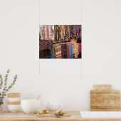 NM、ニューメキシコ、サンタフェ、ナバホ服、 ポスター (キッチン)