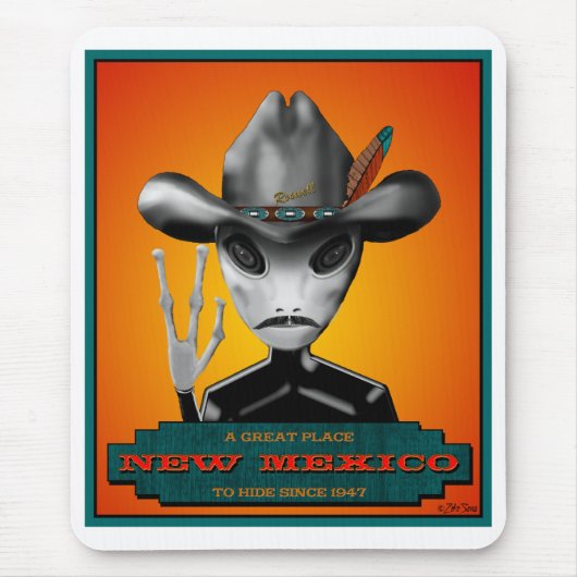 NM -隠れるべき素晴らしい場所 マウスパッド (正面)