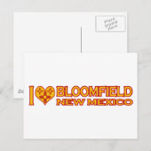 NM、I Love Bloomfield ポストカード (正面/裏面)