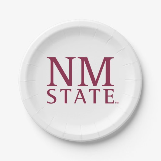 NM State ペーパープレート (正面)