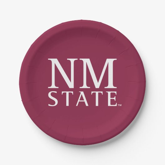 NM State ペーパープレート (正面)