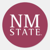 NM State ラウンドシール (正面)
