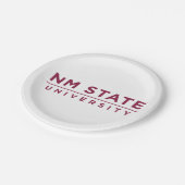 NM State University ペーパープレート (アングル)