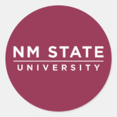 NM State University ラウンドシール (正面)