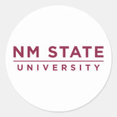 NM State University ラウンドシール (正面)