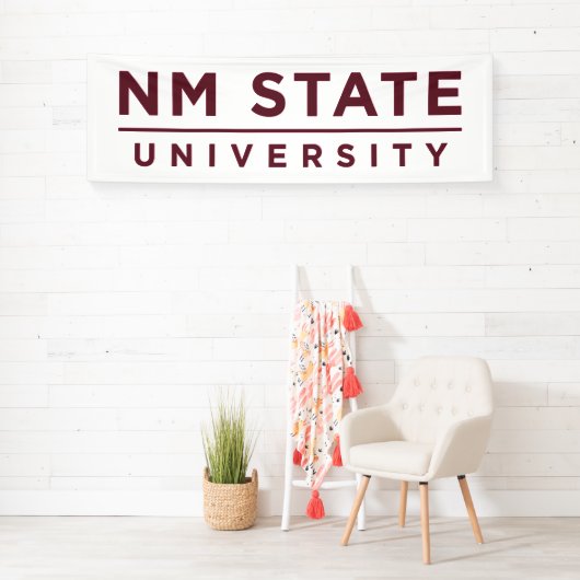 NM State University 横断幕 (インサイチュ)
