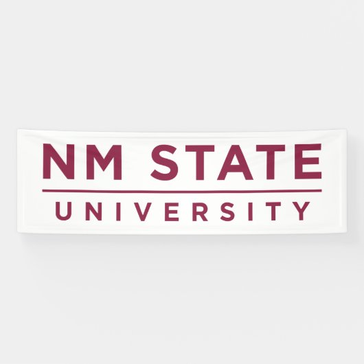 NM State University 横断幕 (横)