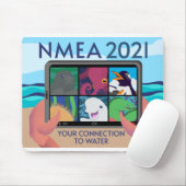 NMEA 2021ロゴ – フル マウスパッド (マウス)