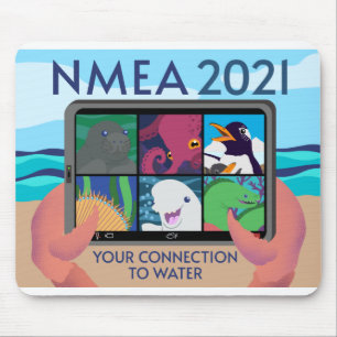 NMEA 2021ロゴ – フル マウスパッド