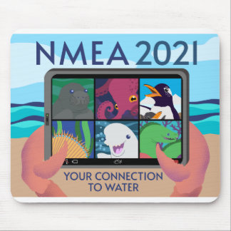 NMEA 2021ロゴ – フル マウスパッド