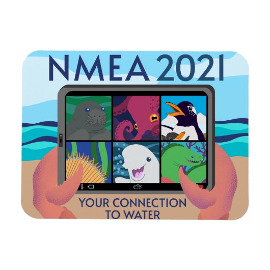 NMEA 2021磁石 マグネット (横)
