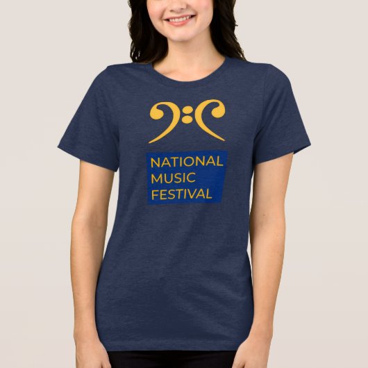 NMFロゴ入り快適Tシャツ トライブレンドTシャツ (正面)
