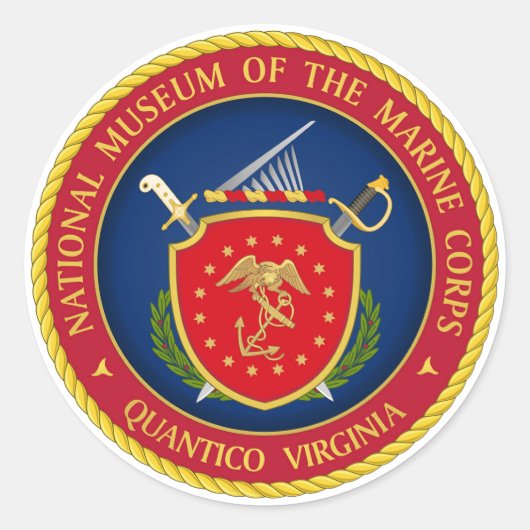 NMMCスタンプ ラウンドシール (正面)