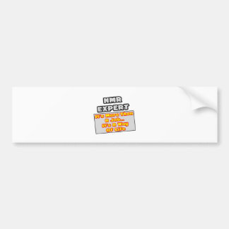 NMR専門家…仕事よりも人生の方法 バンパーステッカー