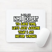 NMR専門家…私が間違っていないと仮定 マウスパッド (マウス)