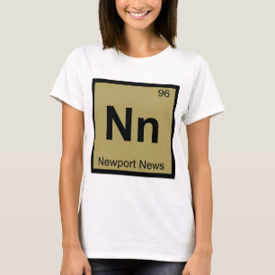 Nn – ニューポートニューヴァージニア化学シティシンボル tシャツ
