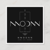 NNOONN LOGO NEW スクエア名刺 (裏面)