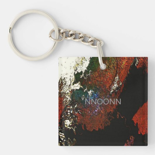NNOONN SIMPLE LOGO キーホルダー (正面)