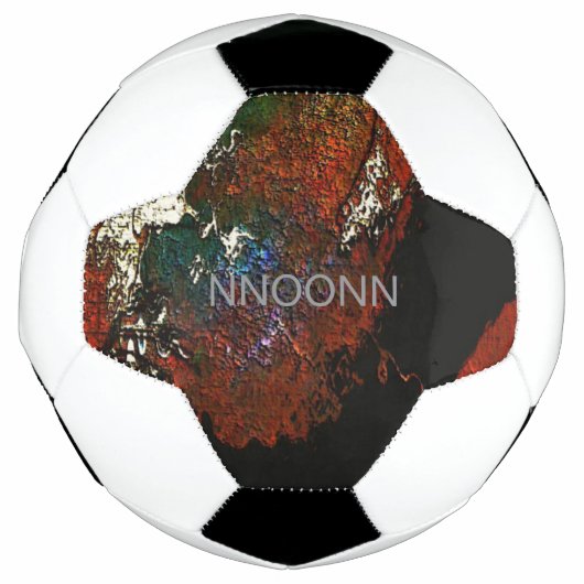 NNOONN SIMPLE LOGO BALL サッカーボール (正面)