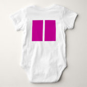 NNOONN SIMPLE LOGO CELL BODYSUIT ANGEL cc4085 ベビーボディスーツ (裏面)