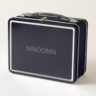 NNOONN SIMPLE LOGO LUNCH BOX メタルランチボックス