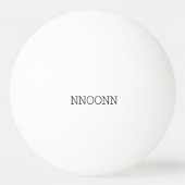 NNOONN SIMPLE LOGO ONE STAR PING PONG BALL 卓球ボール (正面)