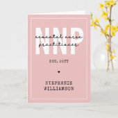 NNP新生児カスタムナース開業医 カード (黄色い花)