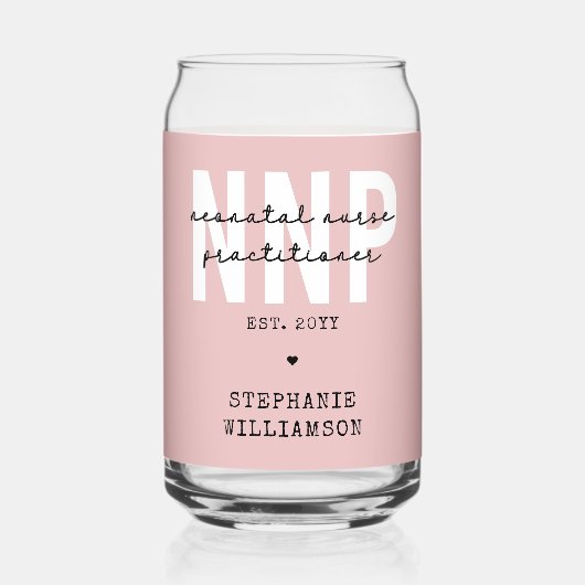 NNP新生児カスタムナース開業医 ガラス缶 (正面)