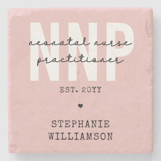 NNP新生児カスタムナース開業医 ストーンコースター (正面)