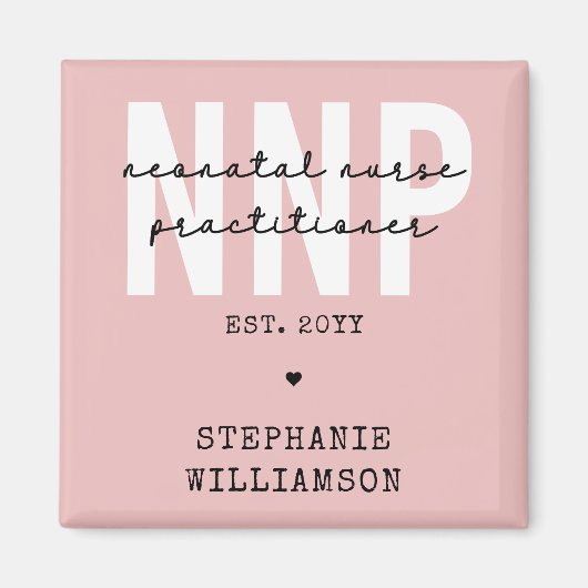 NNP新生児カスタムナース開業医 マグネット (正面)