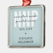 NNP新生児カスタムナース開業医 メタルオーナメント (左)